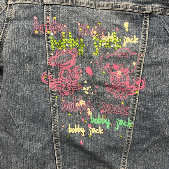 Original Bobby jack jean jacket size 8 in kids - Picture 3 of 6
